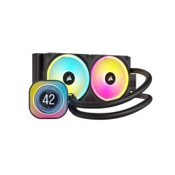 Corsair Liquid CPU Cooler iCUE Link H100i LCD RGB 240mm - Black - CW- 9061007-WW