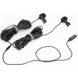 Boya BY-M3D Dual Mic Lavalier Μικρόφωνο for USB TYPE-C devices
