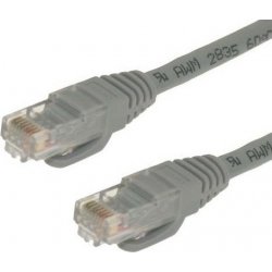 DeTech U/UTP Cat.5e Cable 1m Γκρί (18078)
