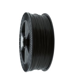 REAL PLA 3D Printer Filament - Black - spool of 3Kg – 1.75mm (REFPLABLACK3KG)