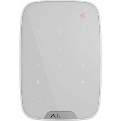 Ajax Systems KeyPad Ασύρματο Πληκτρολόγιο Συναγερμού Αφής Λευκό