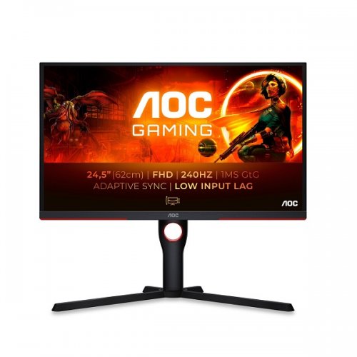 AOC 25G3ZM/BK 24.5 240Hz Gaming Monitor FHD 1920x1080