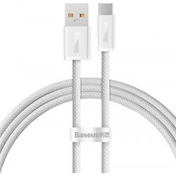 Baseus Dynamic Braided USB 2.0 Cable USB-C male - USB-A male Λευκό 1m (CALD000602)