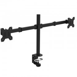 BORMANN Elite BTV1504 Βάση Οθόνης Γραφείου Διπλή,13''-27'',8kg με Προέκταση και 360° Περιστροφή BORMANN ELITE BTV1504
