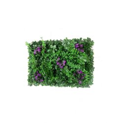 BORMANN BPN1214 Συνθετικό Πάνελ Φυλλωσιάς με Μωβ Άνθη 60x40cm BORMANN BPN1214
