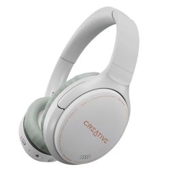 Creative Zen Hybrid Ασύρματα/Ενσύρματα Over Ear Ακουστικά με 27 ώρες Λειτουργίας Λευκά
