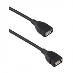 DeTech HQ USB 2.0 Cable USB-A female σε USB-A female 1,5m (18007)