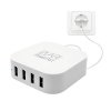 Elari PowerPort 4 Charging Station 4x USB White Φορτιστής Λευκός GR