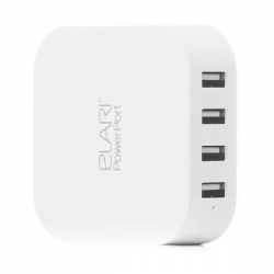 Elari PowerPort 4 Charging Station 4x USB White Φορτιστής Λευκός GR