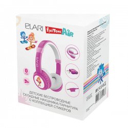 Elari FixiTone Air Kids Wireless Headphone Pink/White GR