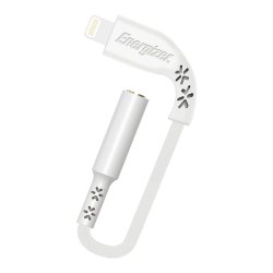 Energizer Audio Stereo Cable Adapter to Lightning Cable 0.11m White