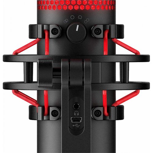 HyperX QuadCast Black, Red Table microphone