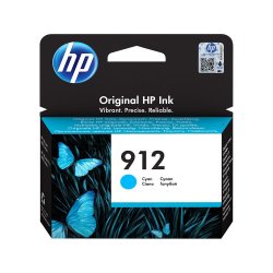HP 912 Cyan Original Ink Cartridge (3YL77AE)