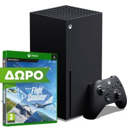 Microsoft Xbox Series X + Δώρο Microsoft Flight Simulator 2020 (XBOX Series X) 8J6-00019