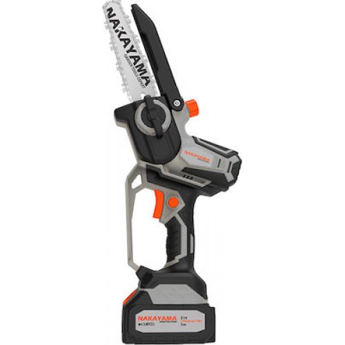 NAKAYAMA EC1200 Κλαδευτικό Αλυσοπρίονο Μπαταρίας 21V,Brushless,Li-Ion,Λάμα 20cm,1.3kg NAKAYAMA EC1200