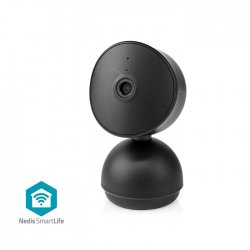 Nedis IP Κάμερα Παρακολούθησης Wi-Fi 1080p Full HD σε Μαύρο Χρώμα WIFICI22CBK