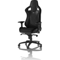 noblechairs EPIC Gaming Chair Breathable, 4D armrests, 60mm casters - black