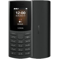 Nokia 105 4G (2023) Dual SIM Κινητό με Κουμπιά Charcoal