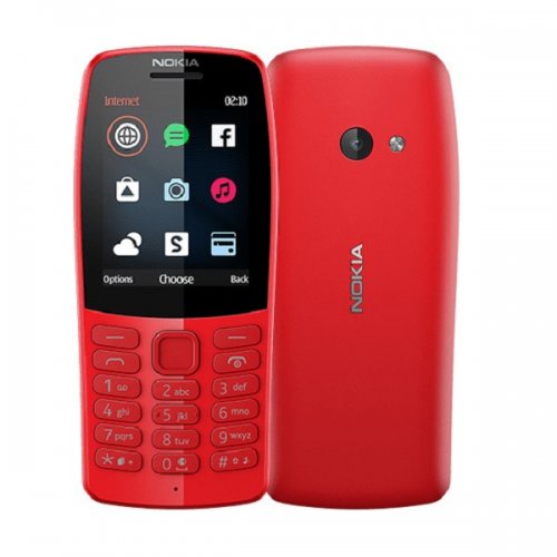 NOKIA 210 Dual SIM Red (2019 / Ελληνικό Μενού)