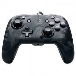PDP Faceoff Deluxe+ Audio Wired Controller - Black Camo For Nintendo Switch  500-134-cm05