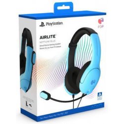 PDP Airlite Wired Stereo Over Ear Gaming Headset με σύνδεση USB Μπλε