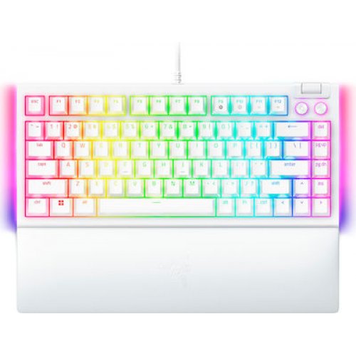 Razer HUNTSMAN V3 PRO TENKEYLESS WHITE ANALOG - Optical Gaming Keyboard - Rapid Trigger - US Layout