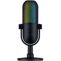 Razer SEIREN V3 CHROMA - QUARTZ - RGB USB Condenser Microphone - Gain Limiter - Build-in Shock Absor