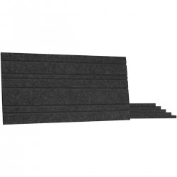 Streamplify ACOUSTIC PANEL - 9 Pack, grey 60x30cm, 12mm -20db noise reduction