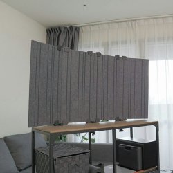 Streamplify ACOUSTIC PANEL - 6 Pack, grey 60x30cm, 12mm -20db noise reduction