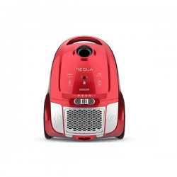 TESLA BG200R ΗΛΕΚΤΡΙΚΗ ΣΚΟΥΠΑ 800W ΜΕ ΣΑΚΟΥΛΑ 2LT ΚΟΚΚΙΝΗ
