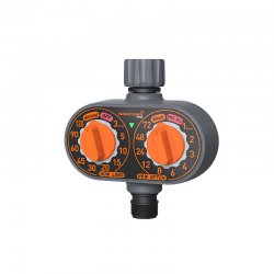 NAKAYAMA PRO GH9139 Προγραμματιστής Ποτίσματος Μπαταρίας, με Δύο Διακόπτες Προγραμματισμού NAKAYAMA PRO GH9139