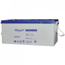 Ultracell UCG200-12 Μπαταρία Φωτοβολταϊκών AGM Κλειστού Τύπου Βαθειάς Εκφόρτισης 12V 200Ah
