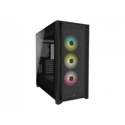 CORSAIR iCUE RGB 5000X T.Glass Mid Tower ATX Black - Gaming Case