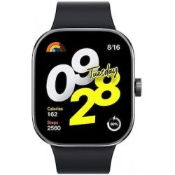 Xiaomi Redmi Watch 4 Aluminium Αδιάβροχο με Παλμογράφο (Μαύρο)