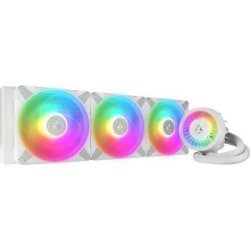 Arctic Liquid Freezer III 420mm A-RGB White AIO CPU Water Cooler 3x P14 PWM PST A-RGB fan