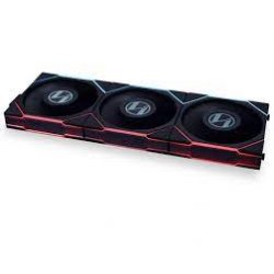 Lian Li UNIFAN TL LCD 120 -3PCS Black (Triple pack include Controller) - Case Fan