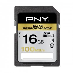 PNY Elite Performance Class 10 UHS-I SDHC 16GB 100MB/s SD16G10ELIPER-EF