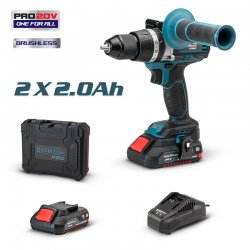 ΔΡΑΠ/ΒΙΔΟ ΚΡΟΥΣΤΙΚΟ BRUSHLESS 20V 2X2Ah PRO BORMANN Pro BBP5140