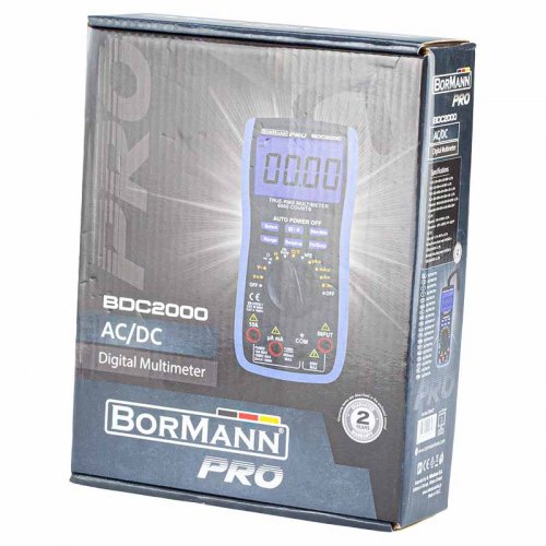 Bormann ΠΟΛΥΜΕΤΡΟ ΨΗΦΙΑΚΟ AC/DC 600V BDC2000