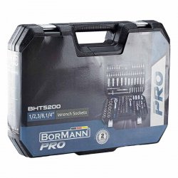 ΚΑΡΥΔΑΚΙΑ 1/2'', 1/4'' & 3/8'' ΜΕ ΚΑΣΤΑΝΙΑ   171TEM BORMANN Pro BHT5200