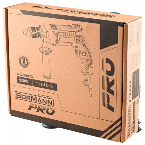 BORMANN ΔΡΑΠΑΝΟ ΚΡΟΥΣΤΙΚΟ 920W, 0-3000rpm, ΤΣΟΚ ΑΥΤΟΜΑΤΟ 13mm BID9200