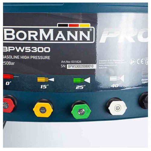 ΠΛΥΣΤΙΚΟ ΒΕΝΖΙΝΟΚΙΝΗΤΟ 250bar/208cc BORMANN Pro BPW5300