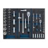 BORMANN Pro BWR7600SET Εργαλειοφορέας 6 Συρτάρια Πλαϊνό Ντουλάπι Και 120 Εργαλεία Cr-V