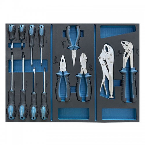 BORMANN Pro BWR7600SET Εργαλειοφορέας 6 Συρτάρια Πλαϊνό Ντουλάπι Και 120 Εργαλεία Cr-V