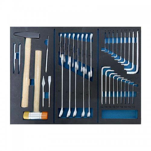 BORMANN Pro BWR7600SET Εργαλειοφορέας 6 Συρτάρια Πλαϊνό Ντουλάπι Και 120 Εργαλεία Cr-V
