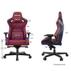 ANDA SEAT Gaming Chair AD12XL KAISER-II Maroon