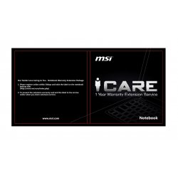 MSI 1Y WARRANTY EXTENSION FOR Notebook