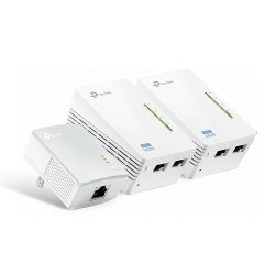 TP-LINK Powerline TL-WPA4220T KIT, AV600 WiFi Network Kit (3 pcs) V5.0