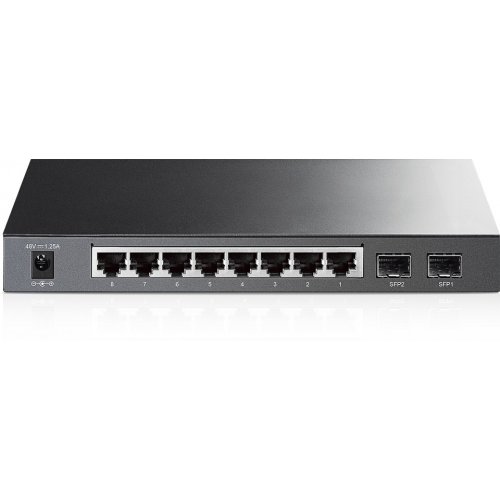 TP-LINK Switch TL-SG2210P, 8-Port Gigabit Smart PoE Switch with 2 SFP Slots