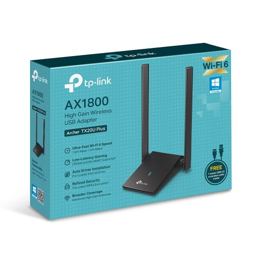 TP-LINK USB Adapter Wi-Fi 6 ARCHER TX20U PLUS